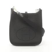 Hermès Vintage Pre-owned Laeder crossbodyvskor Black, Dam