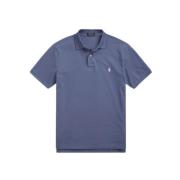 Polo Ralph Lauren Slim Fit Pikétröja med Kort Ärm Blue, Herr