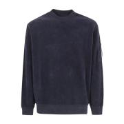 C.p. Company Svart Sand Crewneck Tröja Black, Herr