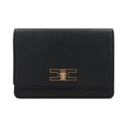 Elisabetta Franchi Svart Twist-Lock Väskor Kollektion Black, Dam