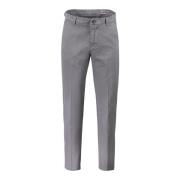 North Sails Slim Fit Grå Byxor med Broderi Gray, Herr