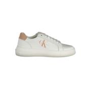 Calvin Klein Vit Polyester Sneaker White, Dam