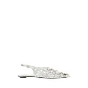 The Attico Eleganta Ballerina Flats för Kvinnor Gray, Dam