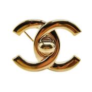 Chanel Vintage Pre-owned Metall chanel-smycken Yellow, Dam