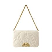 Alexander McQueen Laeder axelremsvskor Beige, Dam