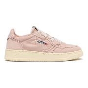 Autry Rose Delave Suede Medalist Sneakers Pink, Dam