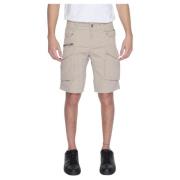 Replay Cotton Shorts Beige, Herr