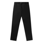 Nine In The Morning Blå Tech Ull Chino Fit Black, Herr