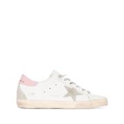 Golden Goose Läder Casual Vita Sneakers Trainers White, Dam