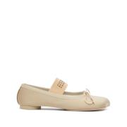 MM6 Maison Margiela Platta skor för kvinnor Beige, Dam