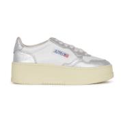 Autry Låga Plattforms Sneakers Dam White, Dam