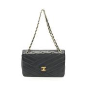 Chanel Vintage Pre-owned Laeder chanel-vskor Black, Dam