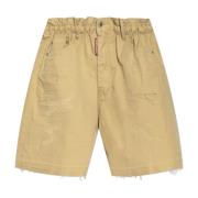 Dsquared2 Logo shorts Beige, Herr