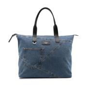 Dolce & Gabbana Svart Shopper Väska för Män Blue, Herr