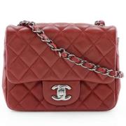 Chanel Vintage Pre-owned Laeder chanel-vskor Red, Dam