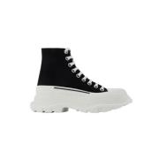 Alexander McQueen Laeder sneakers Black, Dam