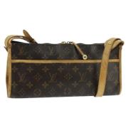 Louis Vuitton Vintage Pre-owned Canvas axelremsvskor Brown, Dam