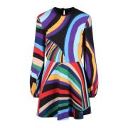 Emilio Pucci Iride Print Mini Klänning Multicolor, Dam