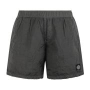 Stone Island Nylon Sports Swim Shorts Ss25 Gray, Herr