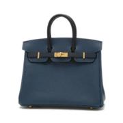 Hermès Vintage Pre-owned Laeder handvskor Blue, Dam