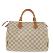 Louis Vuitton Vintage Pre-owned Canvas handvskor Beige, Dam