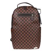 Sprayground Präglad Check Ryggsäck Brown, Herr