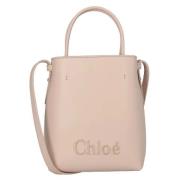 Chloé Laeder axelremsvskor Beige, Dam