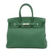 Hermès Vintage Pre-owned Laeder handvskor Green, Dam