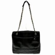 Chanel Vintage Pre-owned Laeder totevskor Black, Dam