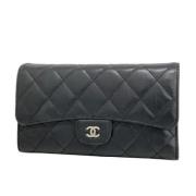 Chanel Vintage Pre-owned Laeder plnbcker Black, Dam