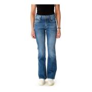 Pepe Jeans Flared Fit Mid Waist Jeans Blue, Dam