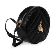 Patrizia Pepe Elegant Crossbody Väska med Logotyp Black, Dam