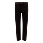 Fendi Stiliga Slim-fit Jeans Brown, Herr