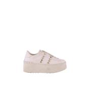 Valentino Vintage Pre-owned Laeder sneakers White, Dam