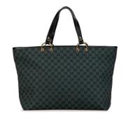 Gucci Vintage Pre-owned Canvas totevskor Green, Dam