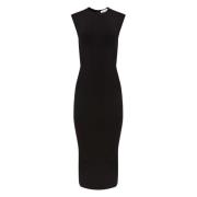 Nina Ricci Elegant Lång Svart Klänning Black, Dam