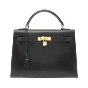 Hermès Vintage Pre-owned Tyg handvskor Black, Dam