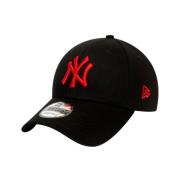 New Era Svart Yankees League Essential Keps Black, Herr