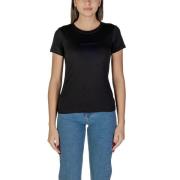 Calvin Klein Jeans Svart Bomull Dam T-shirt Vår/Sommar Black, Dam