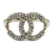 Chanel Vintage Pre-owned Tyg armband Yellow, Dam