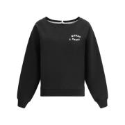 Kenzo Plysch Monogram Sweatshirt Black, Dam