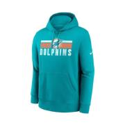 Nike Turkos Dolphins Club Hoodie med Wasted Logo Blue, Herr