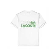 Lacoste Vit Croco Club Tee Tröja White, Herr