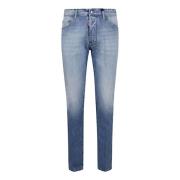 Dsquared2 Klassiska Denim Jeans för Män Blue, Herr