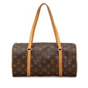 Louis Vuitton Vintage Pre-owned Canvas handvskor Brown, Dam