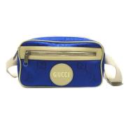 Gucci Vintage Pre-owned Canvas gucci-vskor Blue, Dam