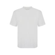 Y-3 Minimalistisk Bomull T-shirt White, Herr