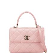 Chanel Vintage Pre-owned Laeder handvskor Pink, Dam