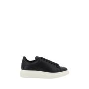 Alexander McQueen Chunky Sole Läder Sneakers Black, Herr