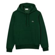 Lacoste Grå Basic huva tröja Green, Herr